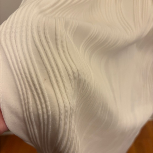 Rihoas Water Ripple Textured Cami Dress Size Medium Pearl Straps - Picture 7 of 7